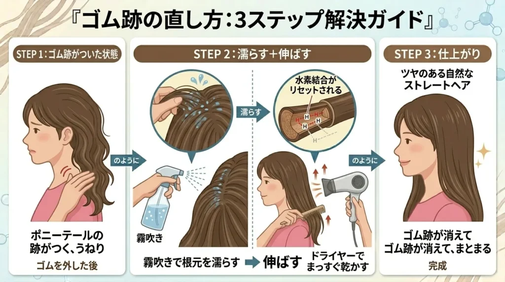 ゴム跡の直し方ガイド